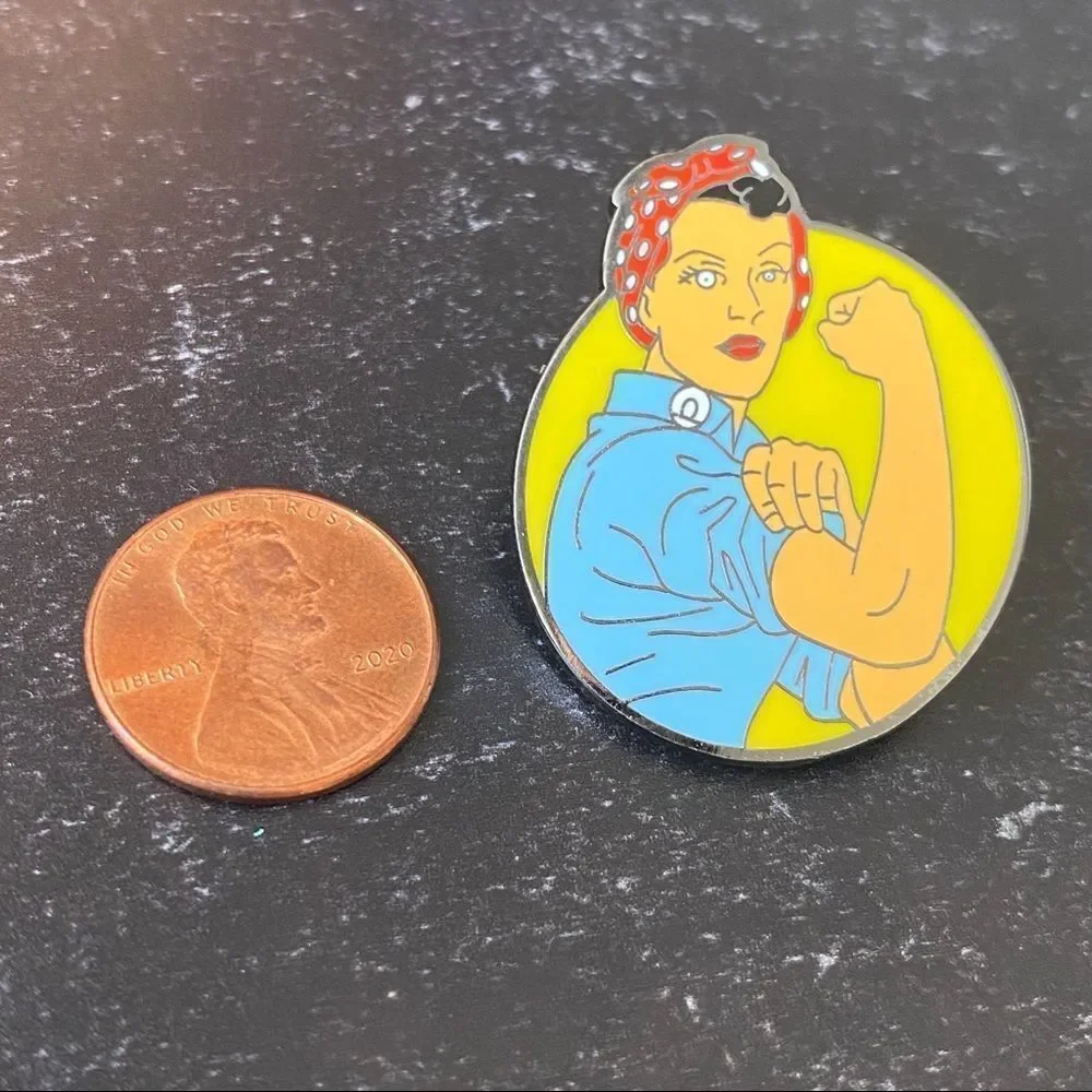 We Can Do It Enamel Pin/ Brooch